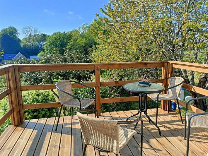 Location de vacances pour 2 personnes, avec Terrasse ainsi que Jardin et Vue à Pont-Aven