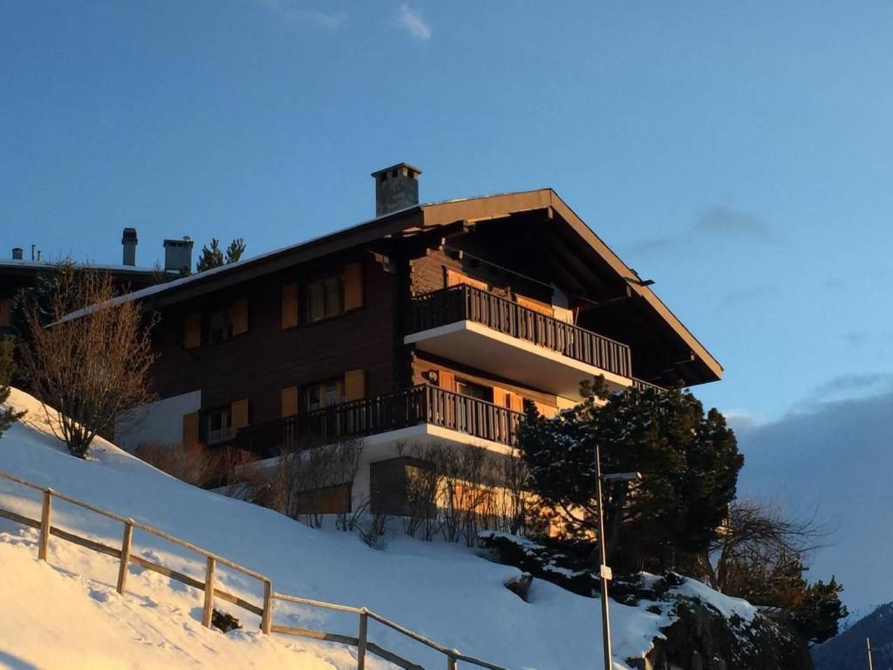 Geheel appartement, Fewo mit Blick auf die Berge in Veysonnaz, Walliser Alpen