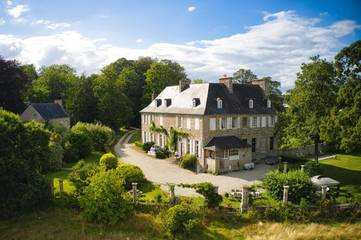 Cottage pour 4 personnes, avec vue et jardin à Quintin