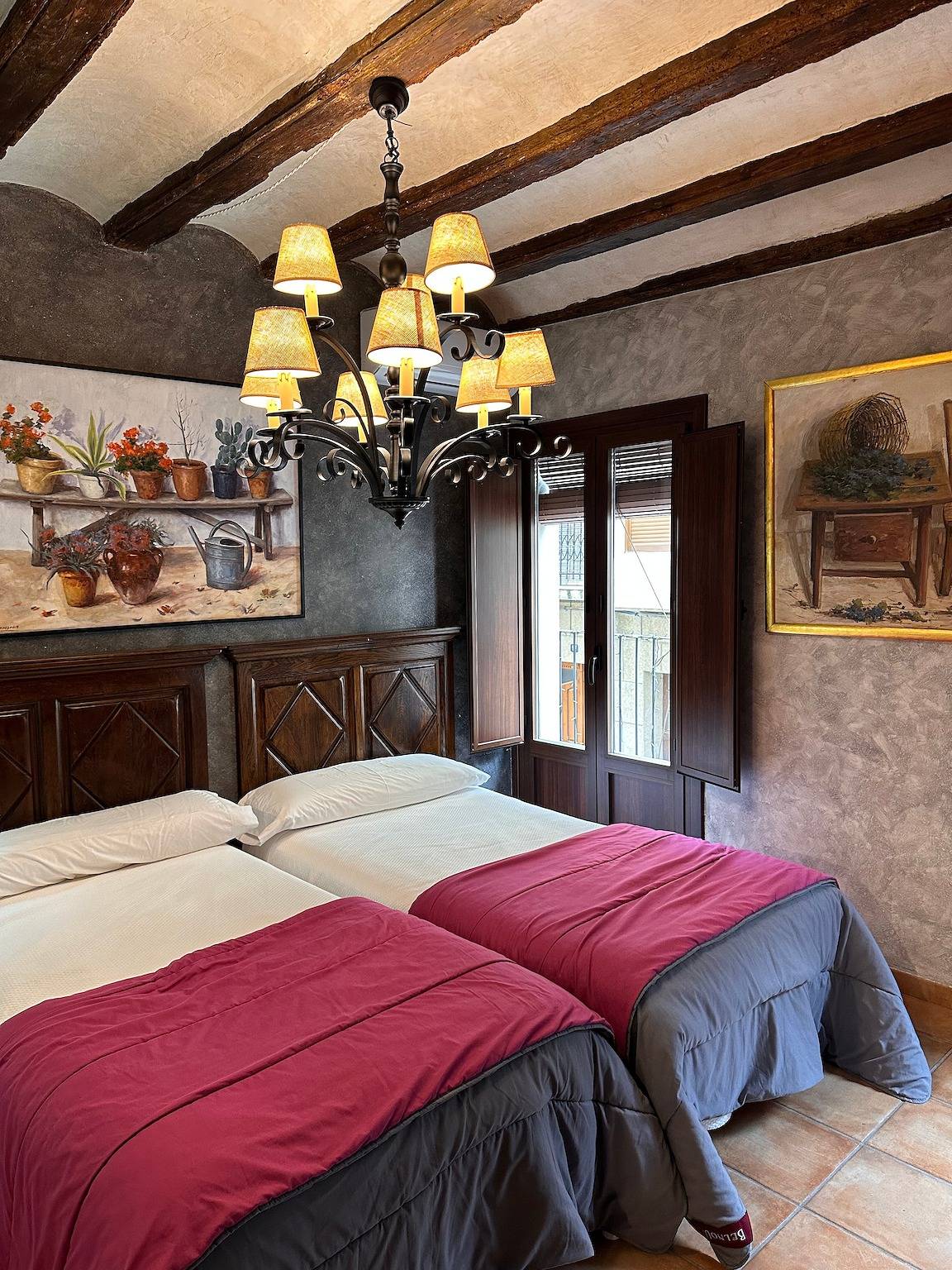 Zimmer 'El Mochuelo' mit Bergblick, Weinkeller und unbegrenztem Spa-Zugang in Lerín, Navarra Provinz
