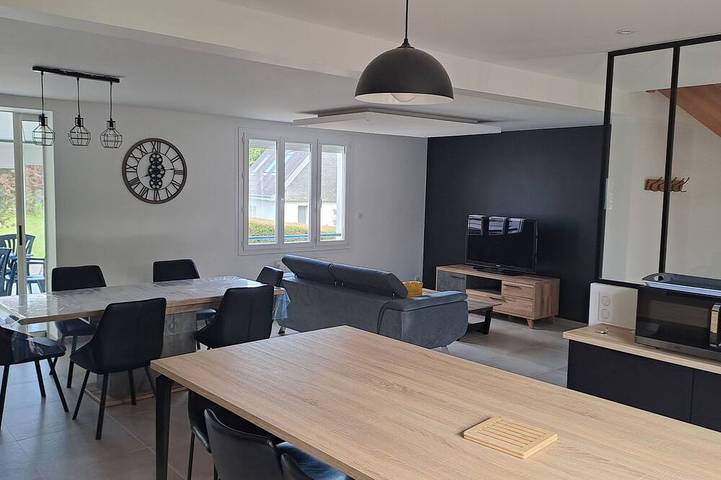 Maison de vacances pour 7 personnes, avec jardin dans Plage Kerfany