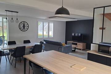Gîte pour 7 personnes, avec jardin dans Plage Kerfany