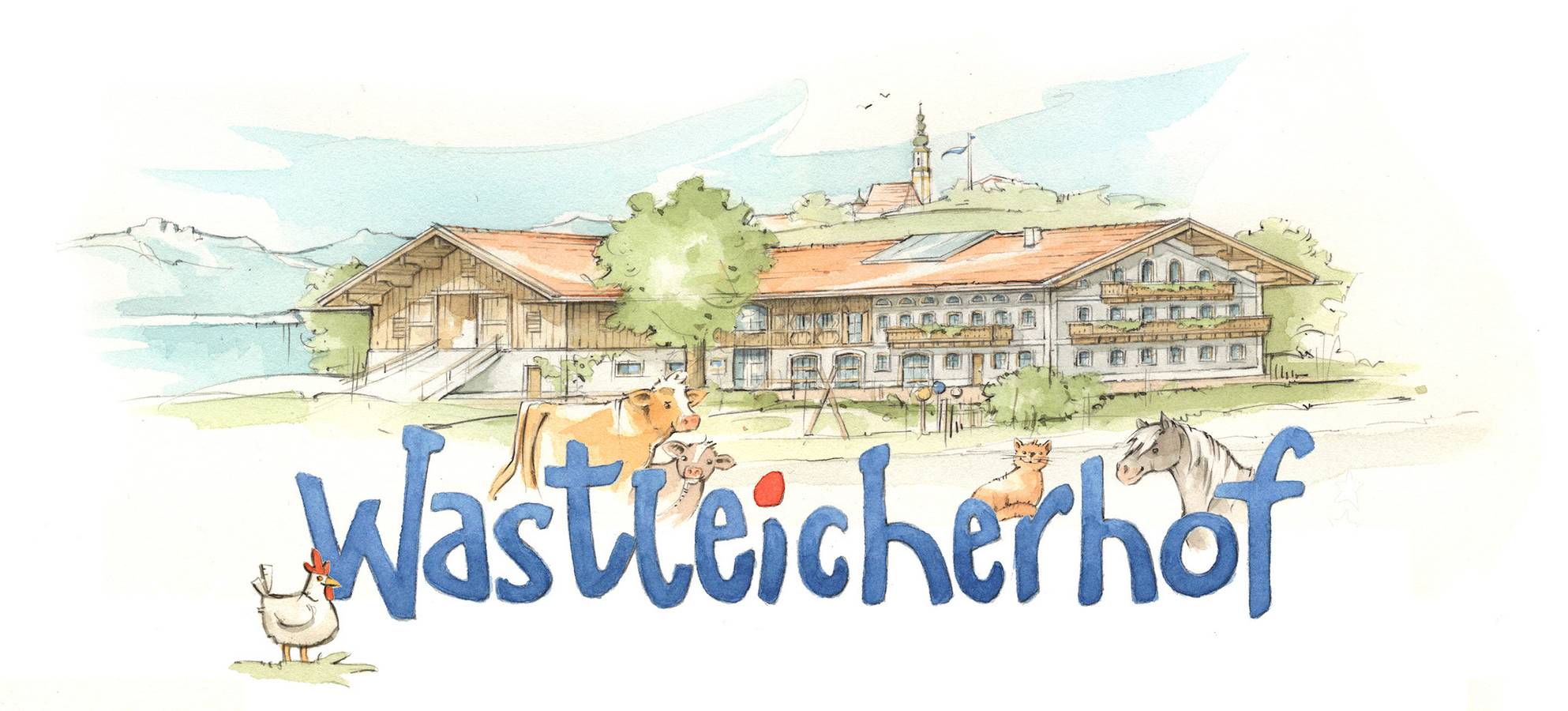 Wastleicherhof - Rahmkammer 76qm, 2 Schlafzimmer, Kamin,  Terrasse in Eggstätt, Chiemsee