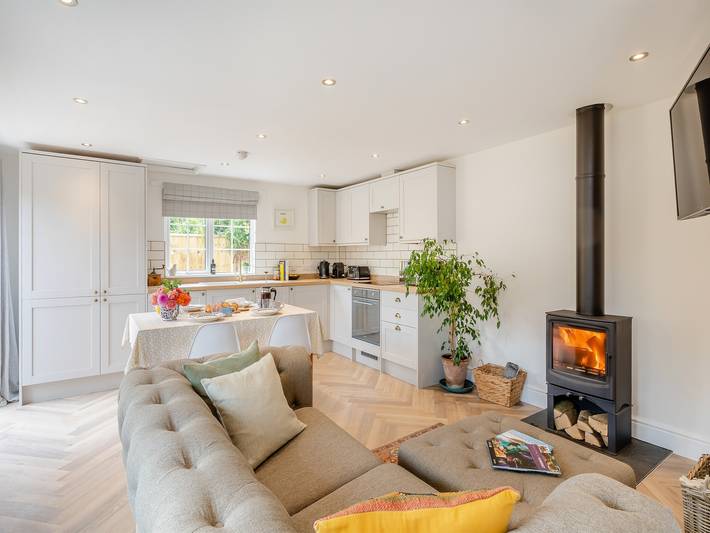 Cottage for 4 people, with garden, with pets in Somerset
