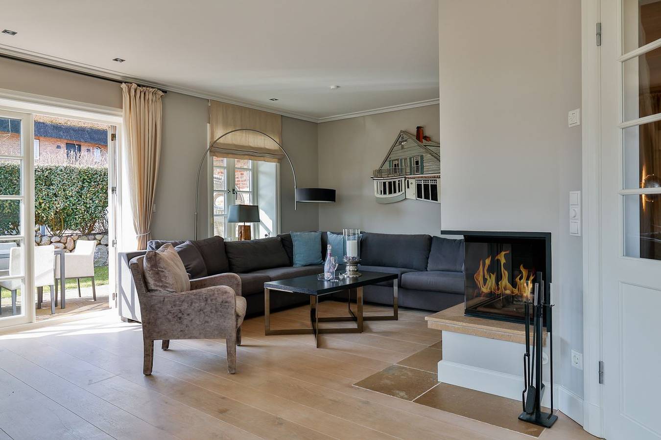 Luxus-Ferienhaus Sand Beach in Rantum – mit Sauna, 450 Meter vom Strand entfernt in Rantum, Sylt (Gemeinde)