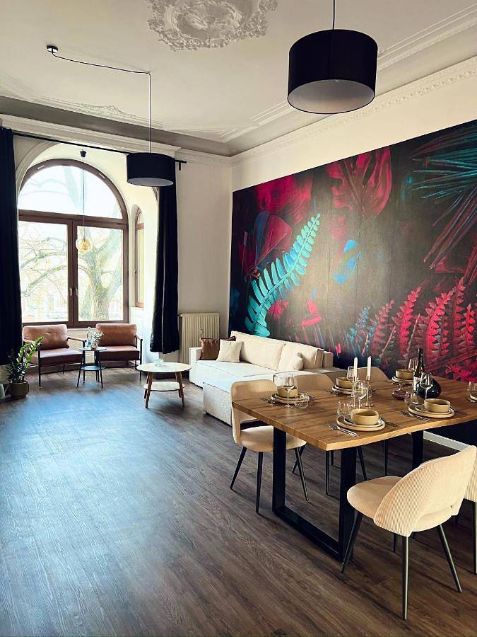 Ferienwohnung für 8 Personen, mit Ausblick und Balkon in Zoo Leipzig