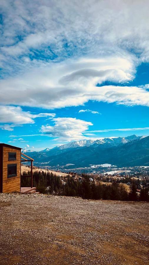 Glamping dla 4 osób, z ogród i taras oraz widok w Tatry