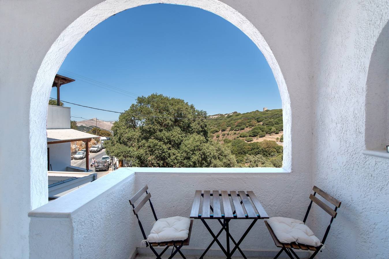 Entire apartment, Apartment 'On_the_road_house' with Mountain View, Balcony and Wi-Fi in Drymalia, Cyclades