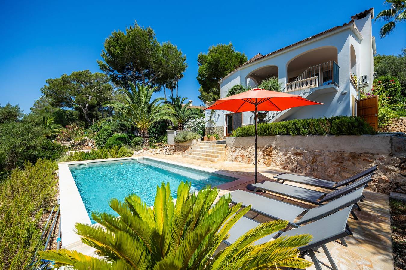 Chalet 'Casa Inés' mit Privatterrasse, Wlan und Klimaanlage in Cala Murada, Manacor