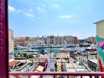 Gîte pour 4 personnes, avec vue et balcon dans Office de Tourisme de Sète
