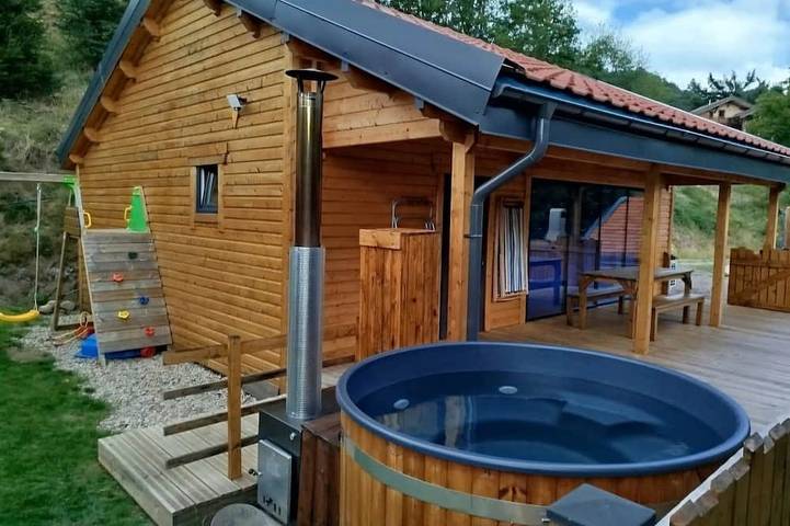 Chalet für 4 Personen, mit Whirlpool und Garten - 1