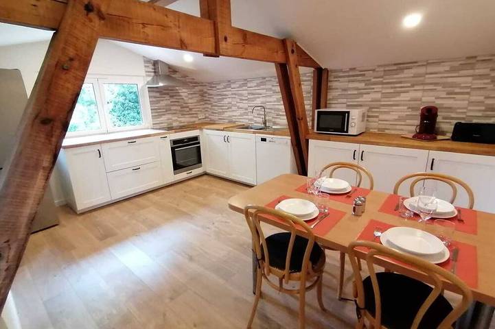 Maison de vacances pour 6 personnes, avec jardin et piscine à Magescq