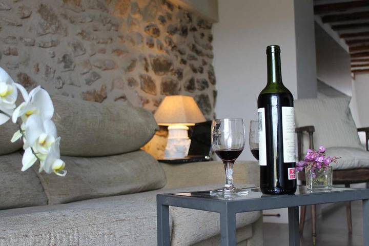Maison de campagne pour 4 personnes, avec terrasse et vue