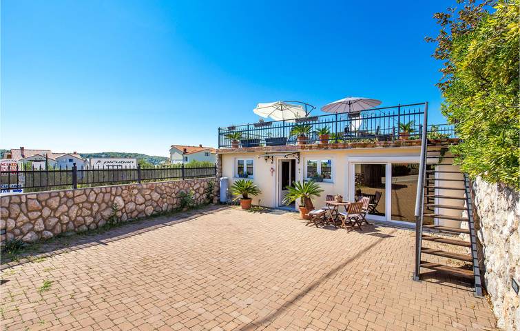Ferienhaus für 4 Personen, mit Terrasse und Garten in Barbat na Rabu