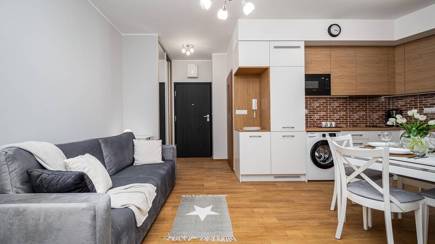 Vacation apartment for 2 people, with Balcony in Warsaw