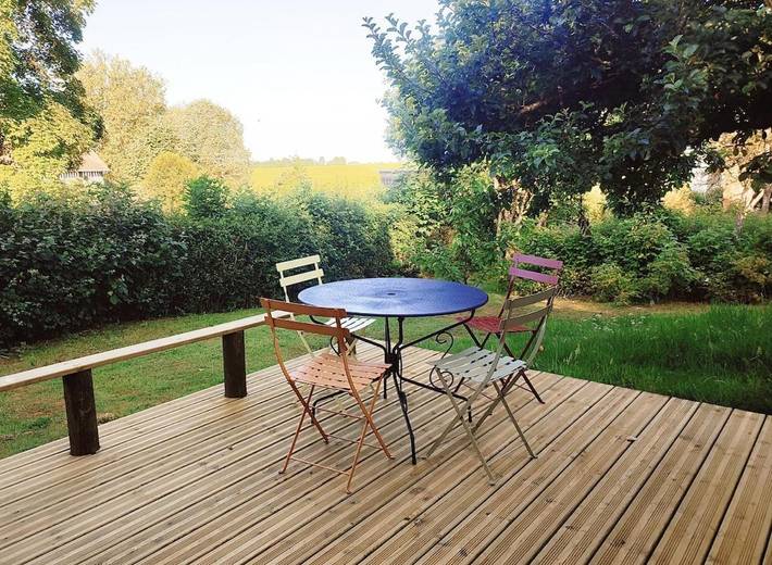 Location de vacances pour 4 personnes, avec terrasse et jardin, animaux acceptés à Clères - 4