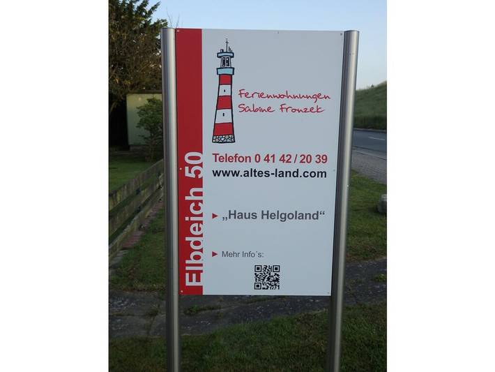 Haus Helgoland - Ferienwohnung Unterland in Grünendeich, Landkreis Stade