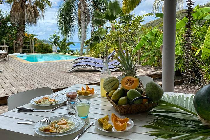 Villa pour 6 personnes, avec piscine ainsi que terrasse et jardin en Martinique - 2