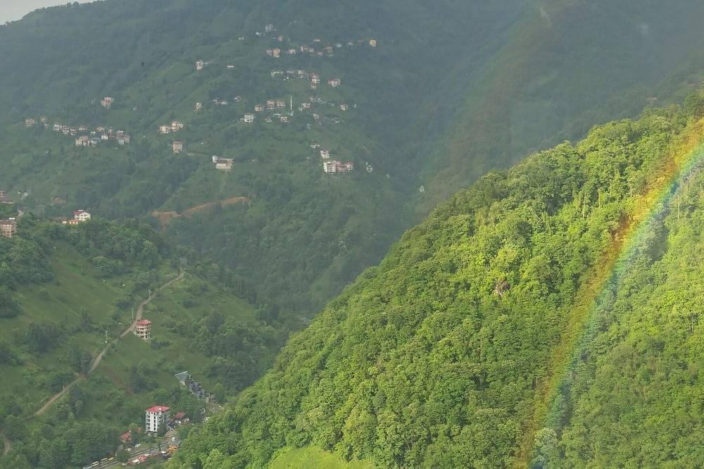 Havalı Bungalov-1 jakuzili Dere ve Şelale Manzaralı Süit Bungalow in Ardeşen, Black Sea region