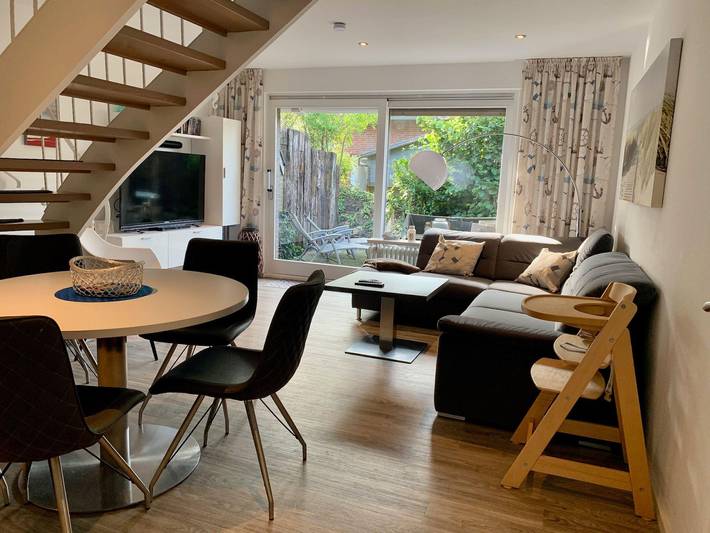 Ferienhaus für 5 Personen, mit Terrasse und Garten sowie Sauna