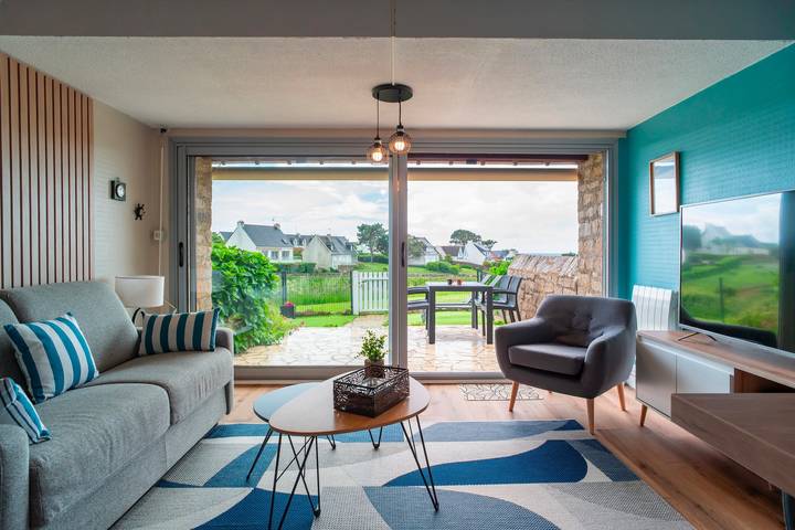 Location de vacances pour 4 personnes, avec Terrasse et Jardin à Saint-Gildas-de-Rhuys