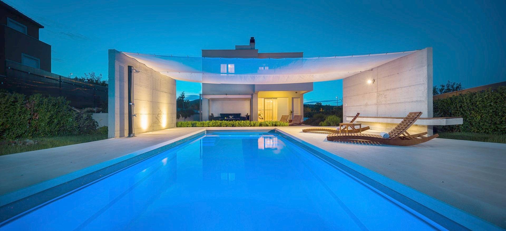 Luxusvilla Wisdom in der Nähe von Split, privater Pool in Dugopolje, Dalmatinisches Zagora