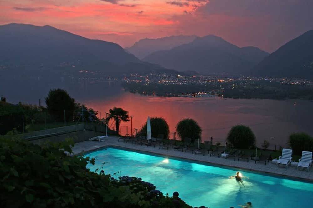 Ganze Wohnung, Ferienwohnung Ferienanlage Casa Chimp 5 in Gambarogno, Lago Maggiore (Schweiz)