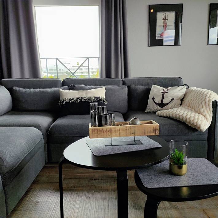 Ferienwohnung für 8 Personen, mit Balkon und Garten in Tossens - 3