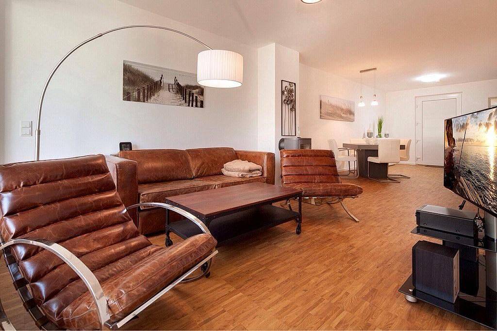 Apartamento entero, Stilvolles Apartment mit großem Balkon und Kaminofen - nur 150 m zum Strand! in Ostseebad Binz, Binz