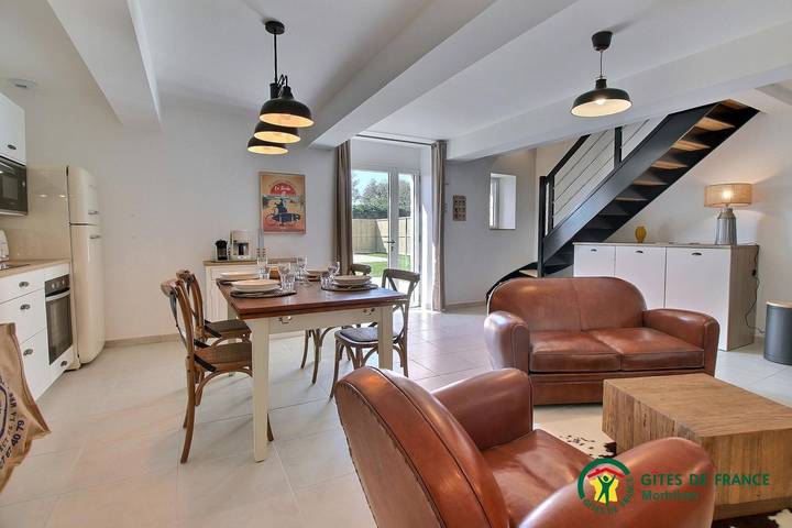 Maison de vacances pour 4 personnes, avec jardin à Surzur