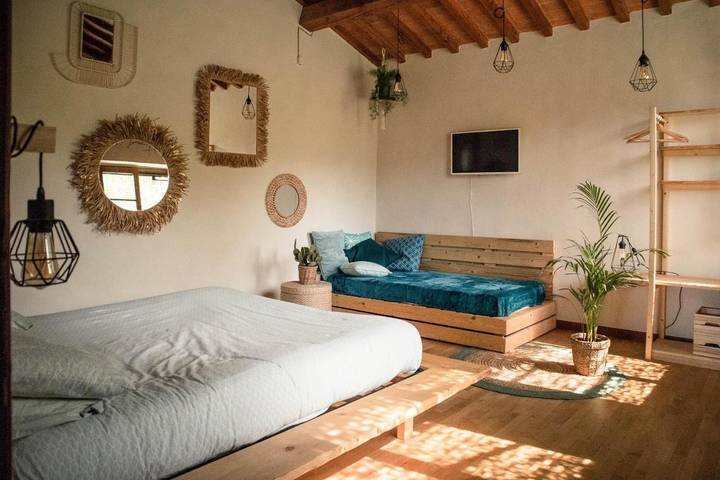 Casa vacanza per 4 persone, con Balcone e Terrazza nonché Giardino e Panorama a Calci