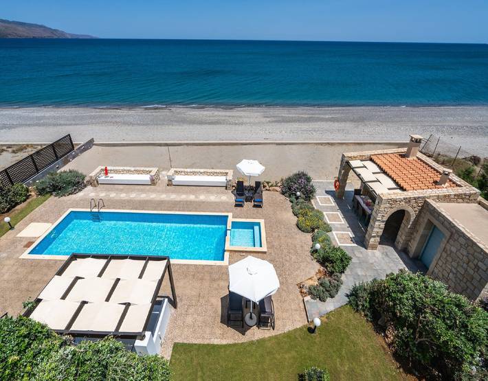 Strandhaus für 6 Personen, mit Terrasse und Garten auf Kreta