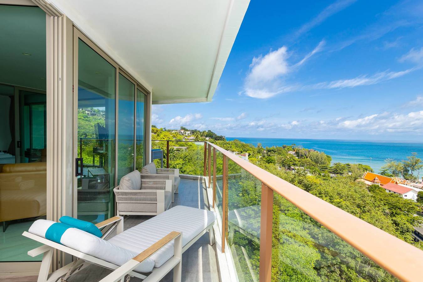 Appartamento intero, Moderno appartamento con vista mare completa, a 4 minuti a piedi dalla spiaggia di Kamala in Kamala Beach, Kamala