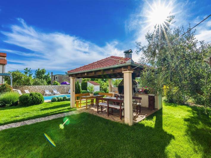 Ferienwohnung für 4 Personen, mit Pool und Terrasse sowie Garten, mit Haustier in Petrcane - 4