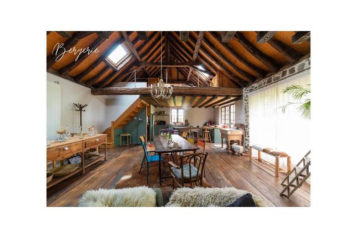 Location de vacances pour 4 personnes, avec piscine ainsi que jardin et vue à Arudy - 2