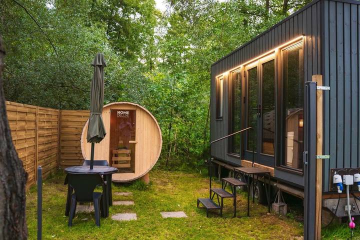 Ferienwohnung für 2 Personen, mit Terrasse und Garten sowie Sauna und Ausblick in Kloster Lehnin
