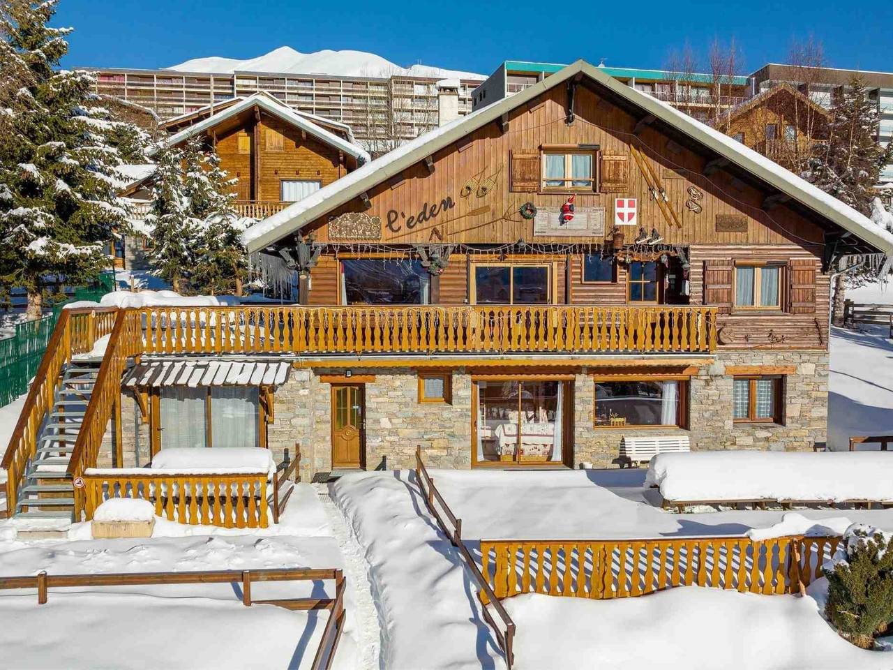 Erdgeschoss 110 m2 - 15 Personen - In der Nähe der Pisten in La Toussuire, Fontcouverte-la-Toussuire