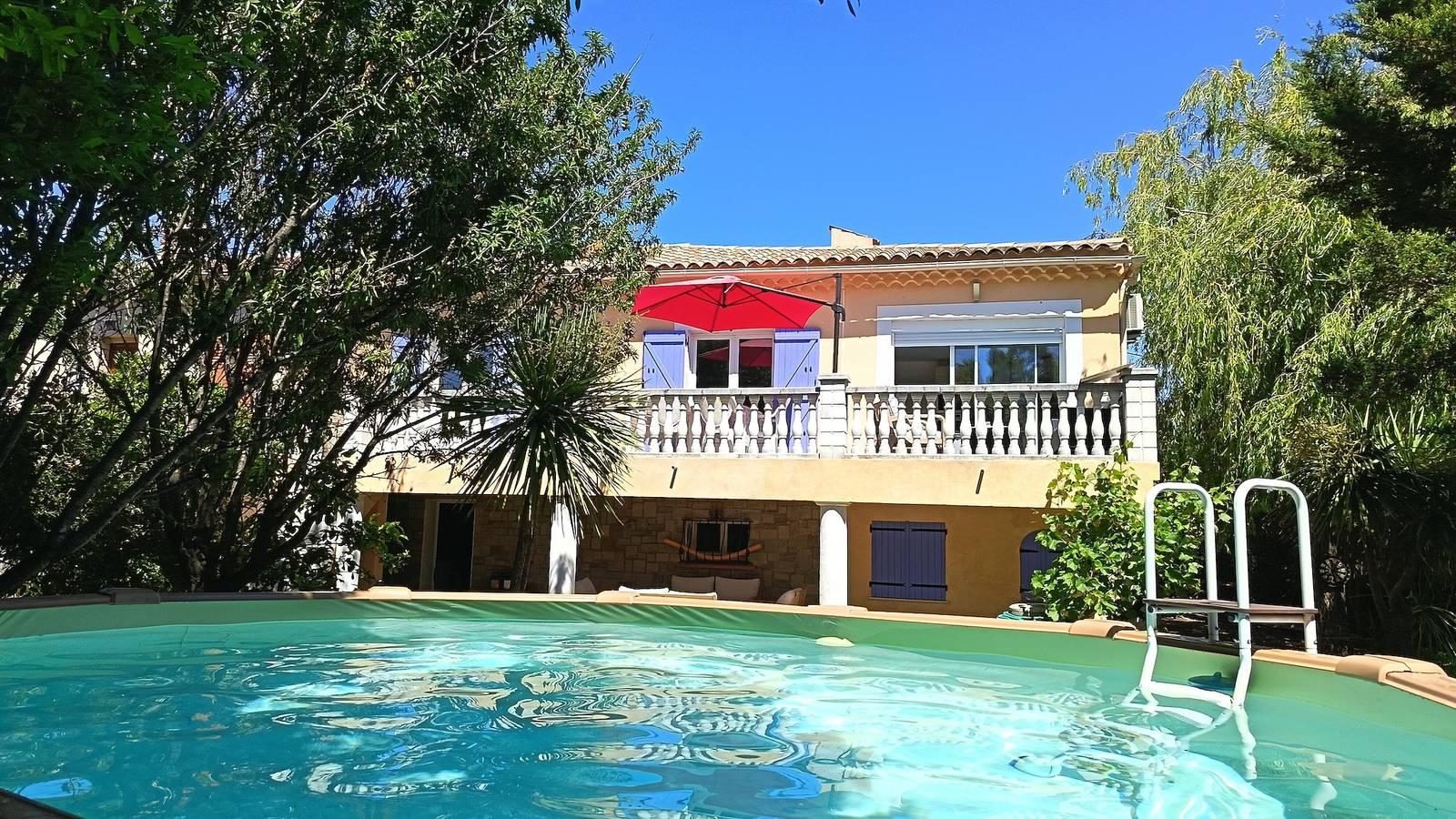 Casa vacanze 'Les Vignes' con terrazza privata, giardino privato e aria condizionata in Saint-Raphael Varo, Costa mediterranea (Francia)
