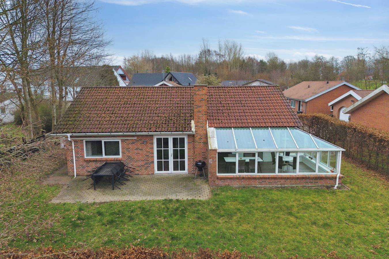 Stadthaus mit der Natur als Nachbar in Ikast-Brande