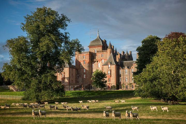 Castello per 16 persone, con Terrazza e Giardino in Scozia