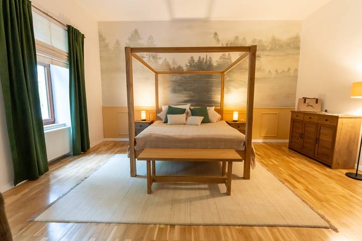 Ferienwohnung für 4 Personen, mit Sauna und Balkon