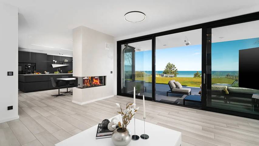 Ferienhaus für 6 Personen, mit Sauna und Balkon sowie Garten in Dahme