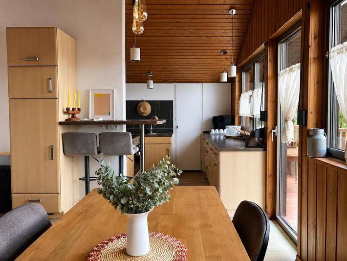 Ferienwohnung für 6 Personen, mit Balkon und Terrasse sowie Ausblick in Vogt - 3