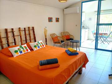 Gîte pour 2 personnes, avec jardin dans Anse Caffard