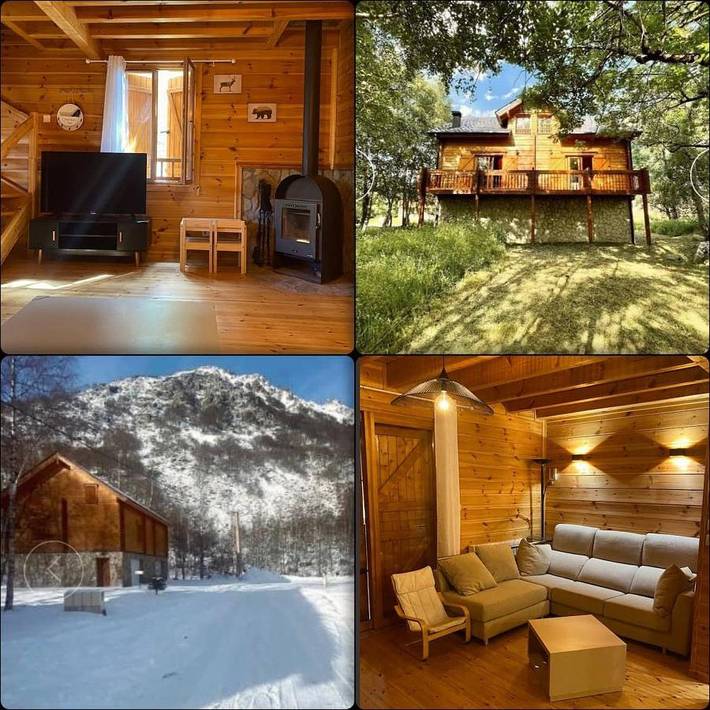 Maison de campagne pour 6 personnes, avec vue ainsi que jardin et terrasse à L'Hospitalet-près-l'Andorre