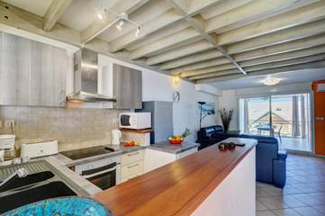 Gîte pour 4 personnes, avec terrasse dans Plage de Trou d'eau