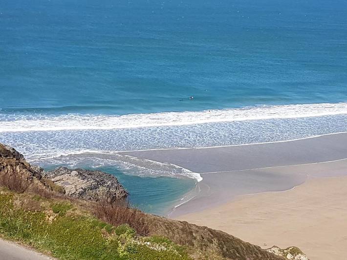 Holiday apartment for 4 people, with Balcony and Terrace in Perranporth