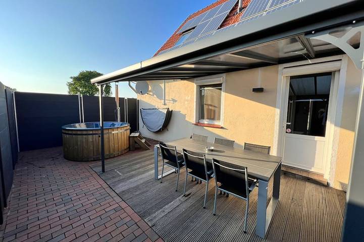 Ferienhaus für 4 Personen, mit Garten