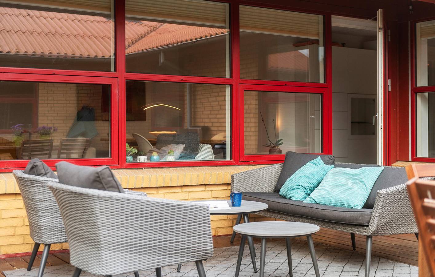 Feriehus for 6 personer med hage in Billund, Billundregionen