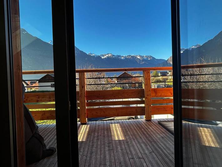 Gîte pour 4 personnes, avec Balcon ainsi que Jardin et Vue à Saint-Avre